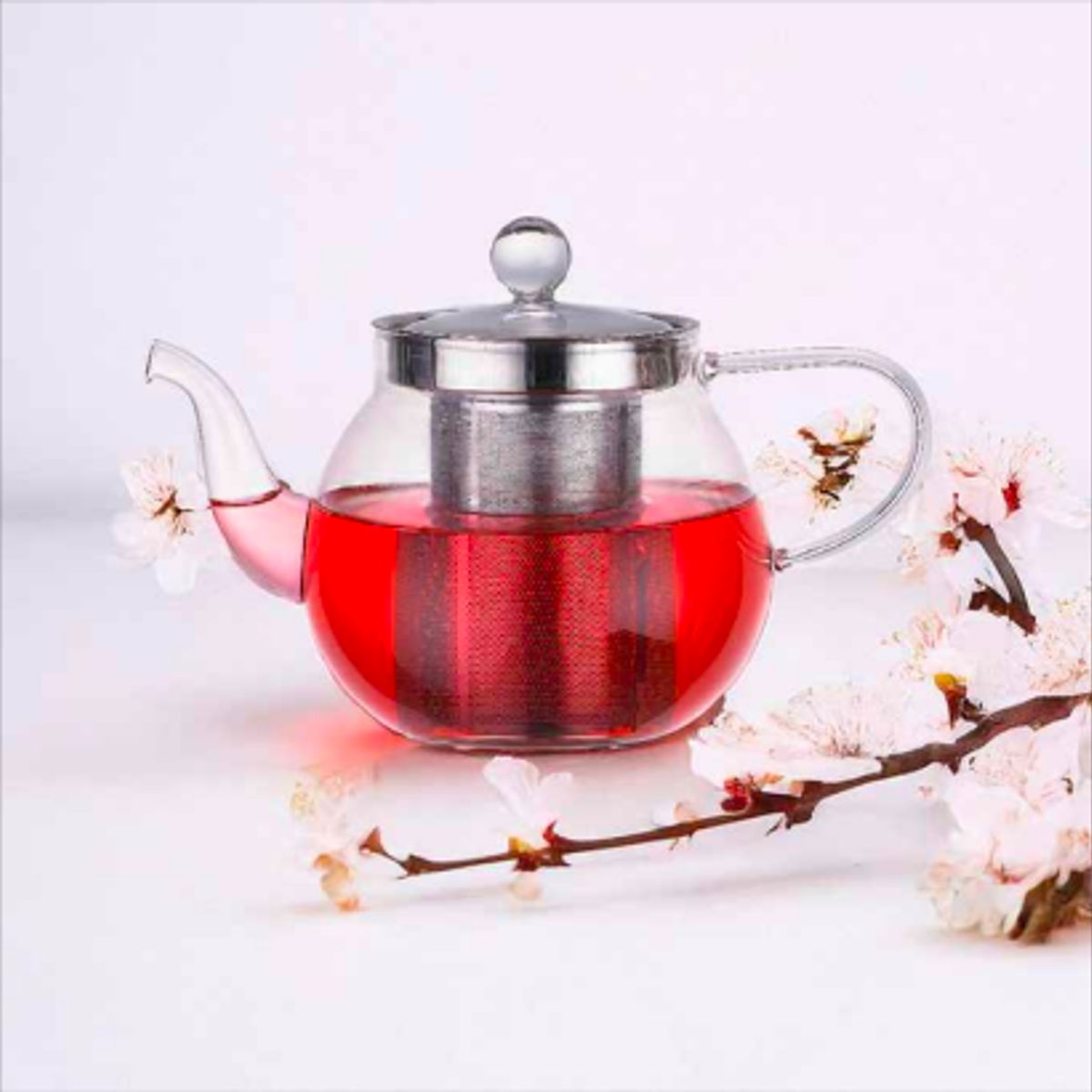 GENERICO - TETERA DE VIDRIO BOROSILICATO 800ML