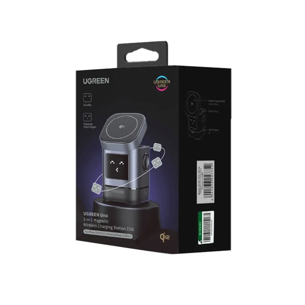 UGREEN - Cargador MagSafe Robot Ugreen Original