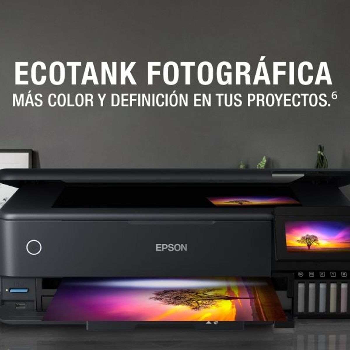 EPSON - Impresora Multifuncional Fotografica Epson Ecotank L8180