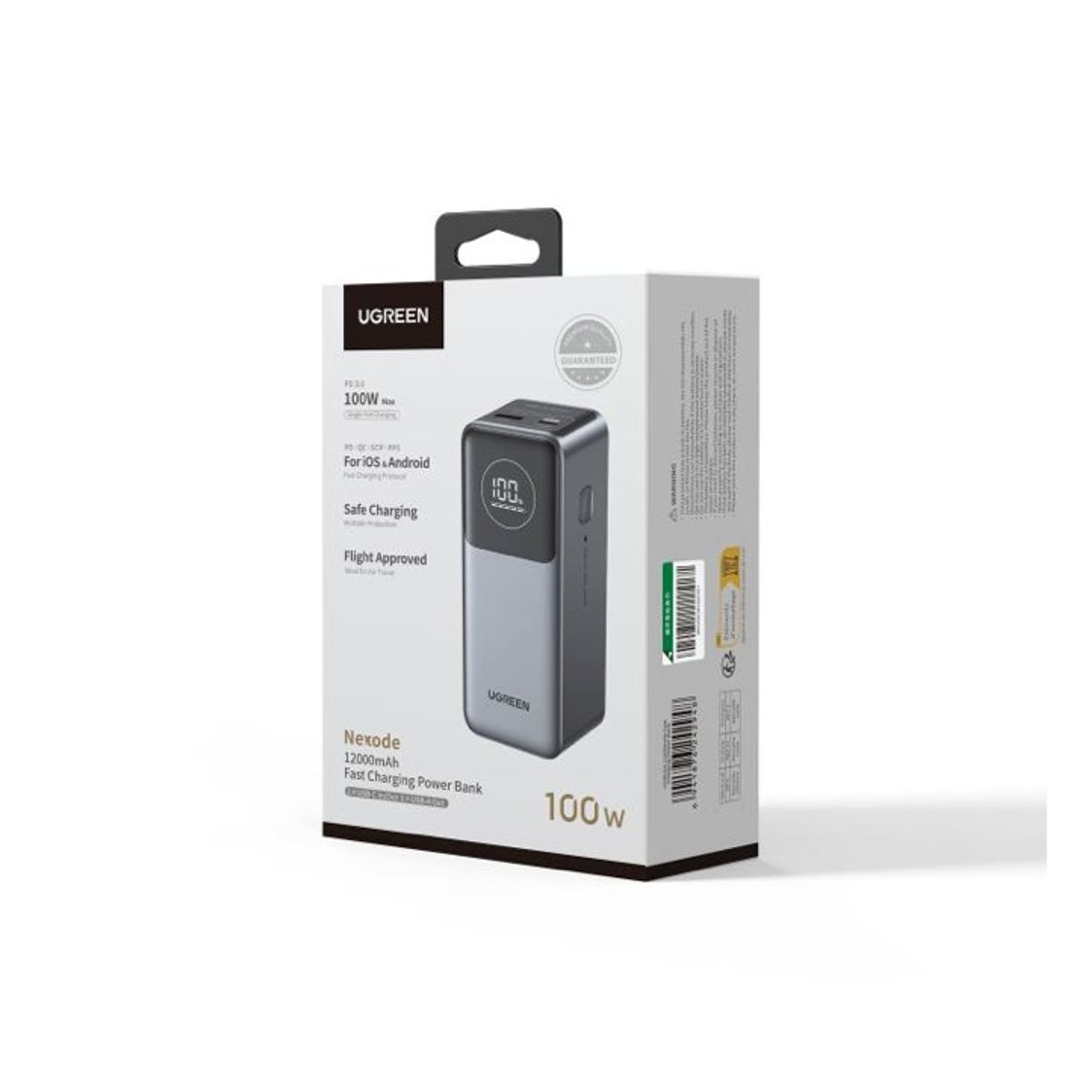 UGREEN - Power Bank Original Ugreen 100W 12,000 mAh