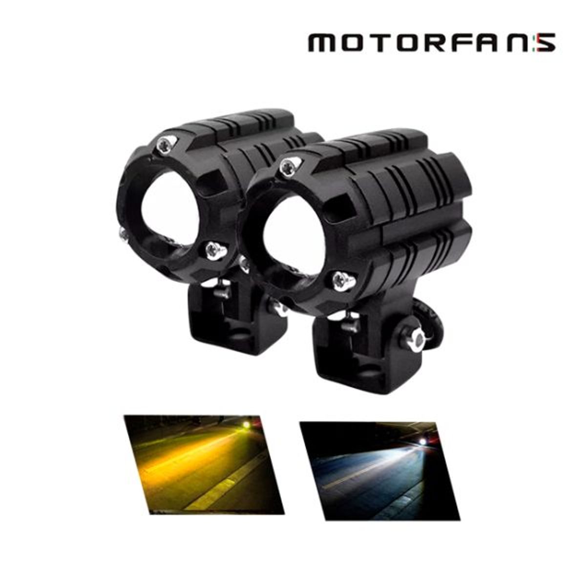 GENERICO - Explorador LED K2S 8000LM Dual Color Para Moto