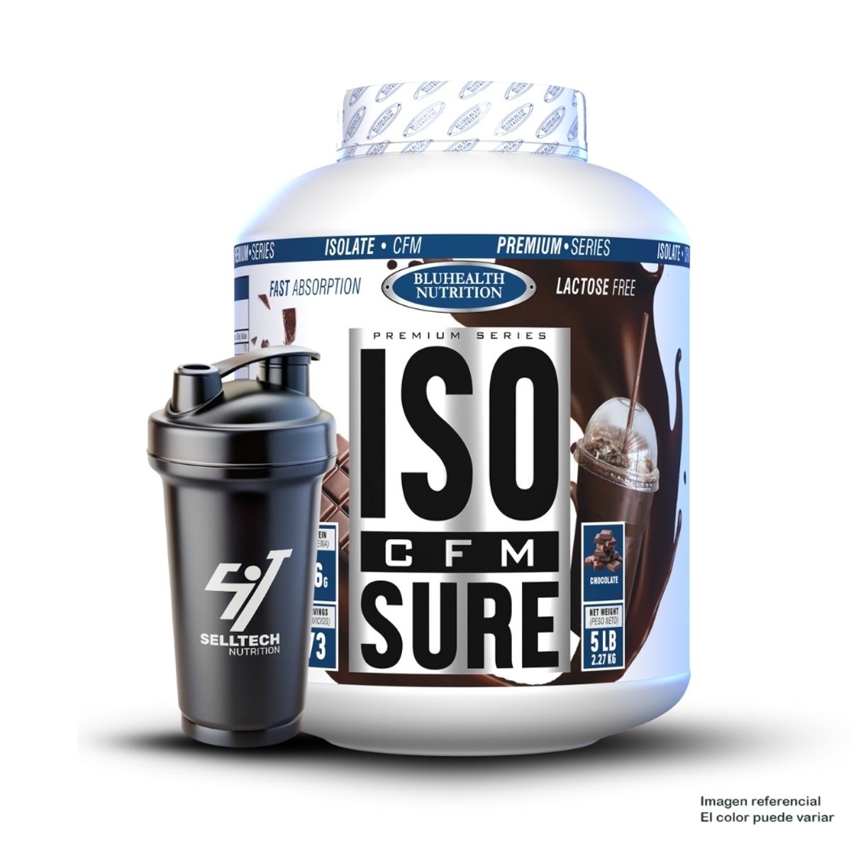 GENERICO - Iso Cfm Sure 5 lb Bluhealth Nutrition Chocolate