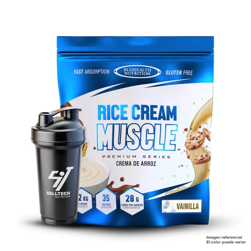GENERICO - Crema De Arroz Bluhealth Nutrition 1.2 Kg Vainilla