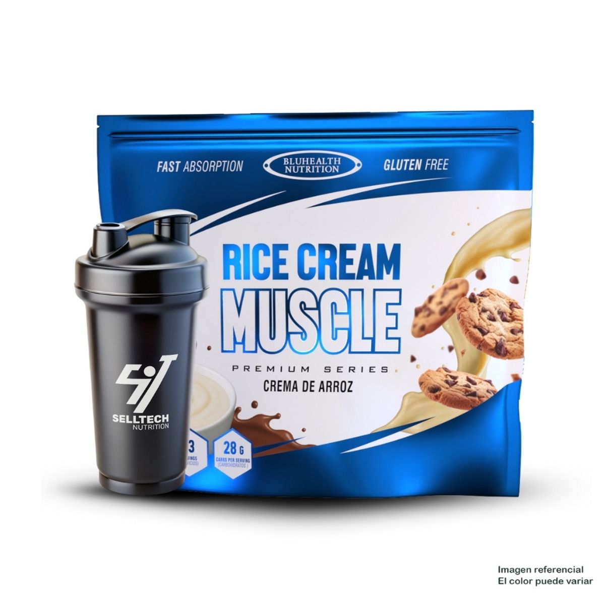 GENERICO - Crema De Arroz Bluhealth Nutrition 2.5 Kg Cookies