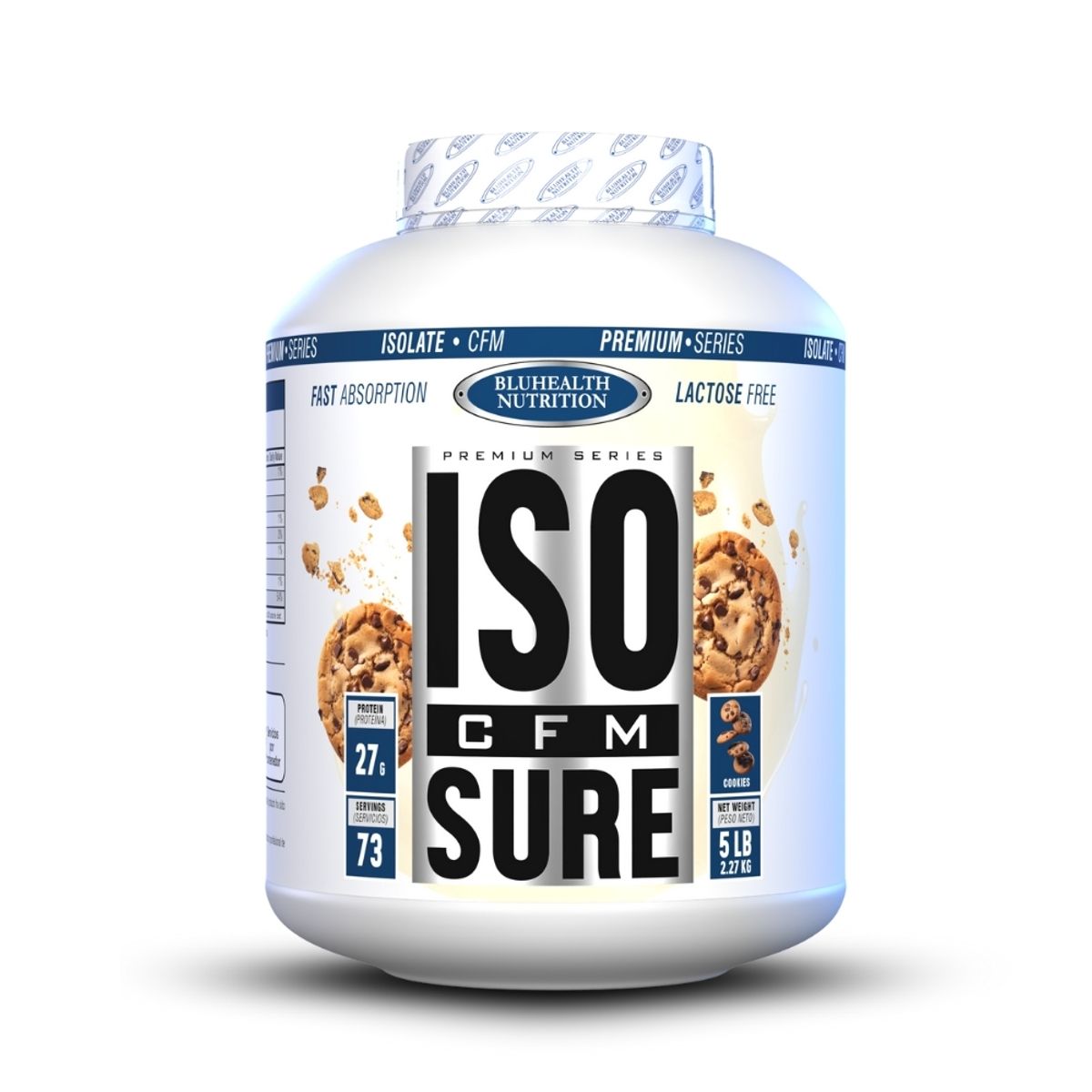 GENERICO - Iso Cfm Sure 5 lb Bluhealth Nutrition  Cookies + Creatina 300gr