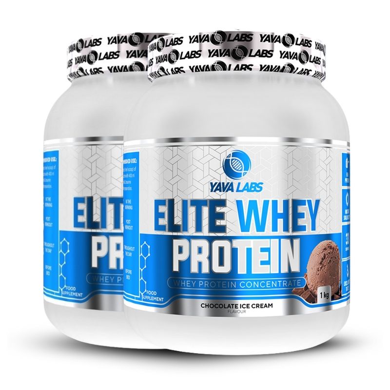 GENERICO - Proteína Yava Elite Whey Protein 1Kg Chocolate Y Vainilla Pack X2