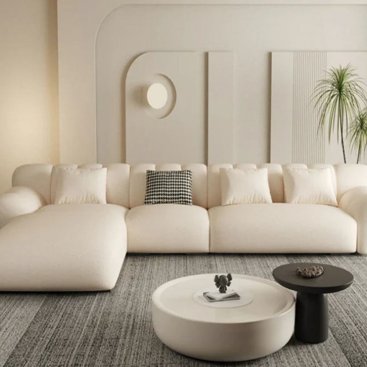 STIL NOVO - SALA SECCIONAL CLOUDINE BEIGE