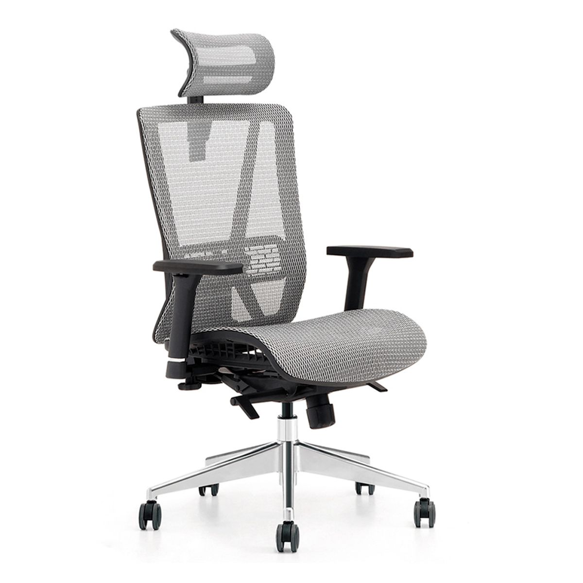 OFIDEAS - Silla Giratoria Ergonómica Gerencial Swift Colors Gris Ofideas