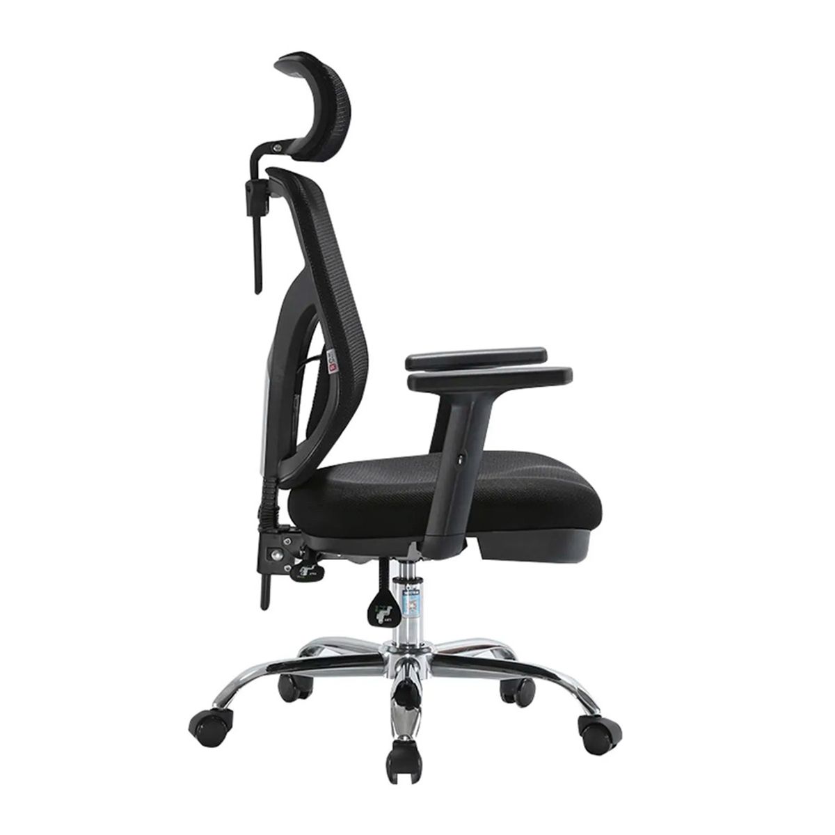 OFIDEAS - Silla Giratoria Ergonómica Presidencial Trim Cromado Negro Ofideas