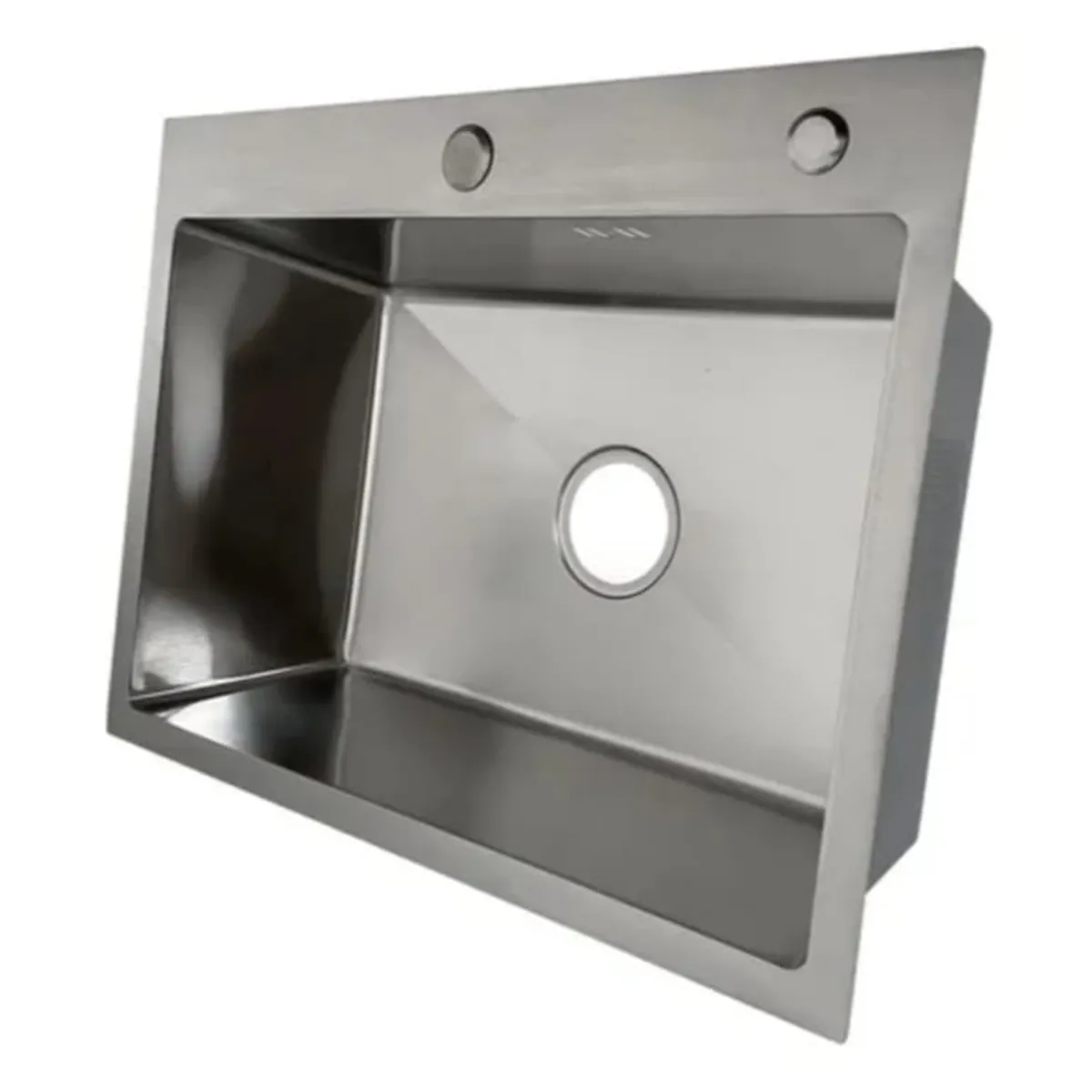 GENERICO - Lavadero Fregadero de Cocina de Acero Inoxidable Pesado 60x45x22