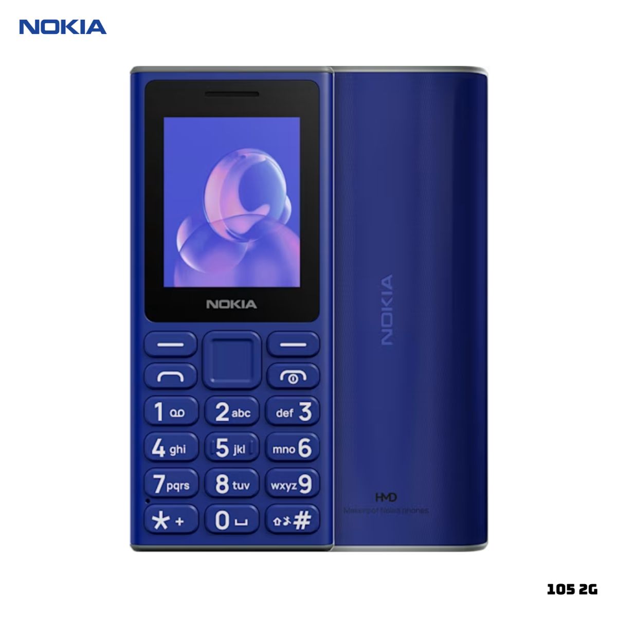 NOKIA - CELULAR BASICO NOKIA 105 2G DUAL SIM - AZUL
