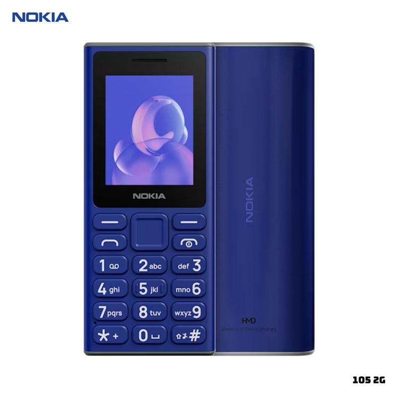 NOKIA - CELULAR BASICO NOKIA 105 2G DUAL SIM - AZUL