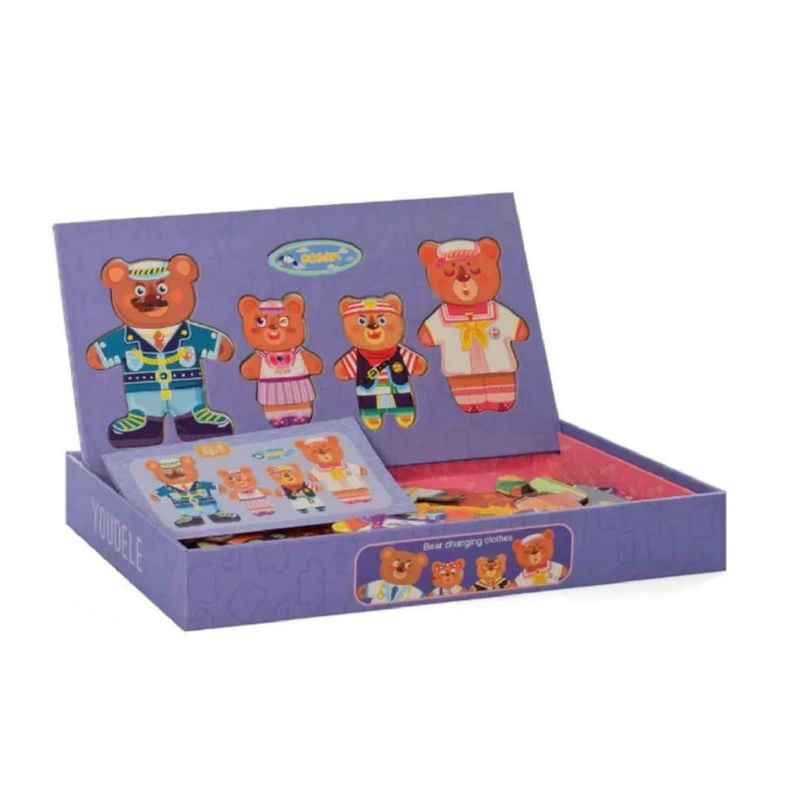 GENERICO - Ositos De Madera Cambio De Ropa