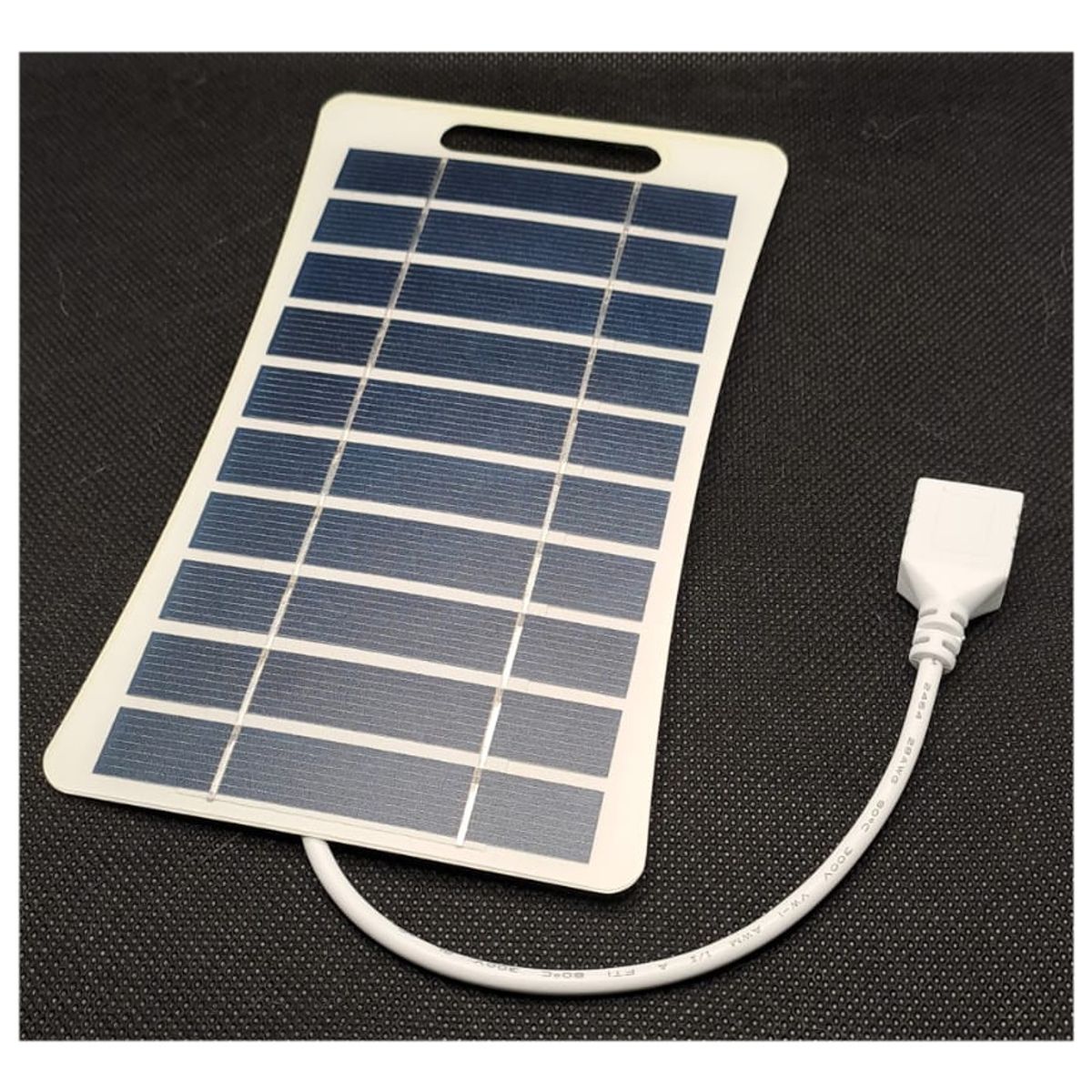 GENERICO - Panel Solar Portátil 5V 2W con USB  Cargador Solar Impermeable