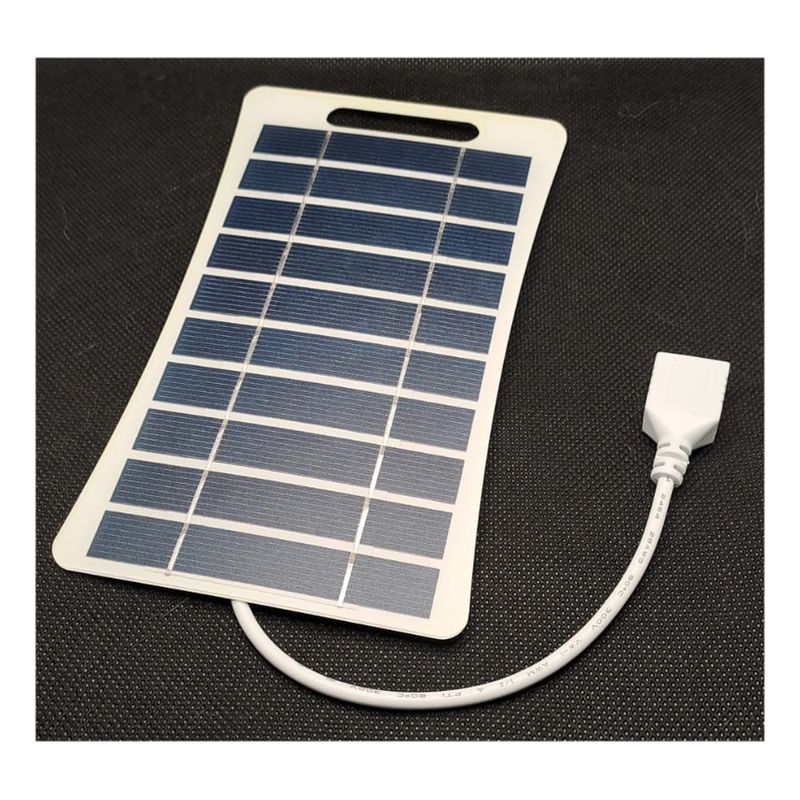 GENERICO - Panel Solar Portátil 5V 2W con USB  Cargador Solar Impermeable