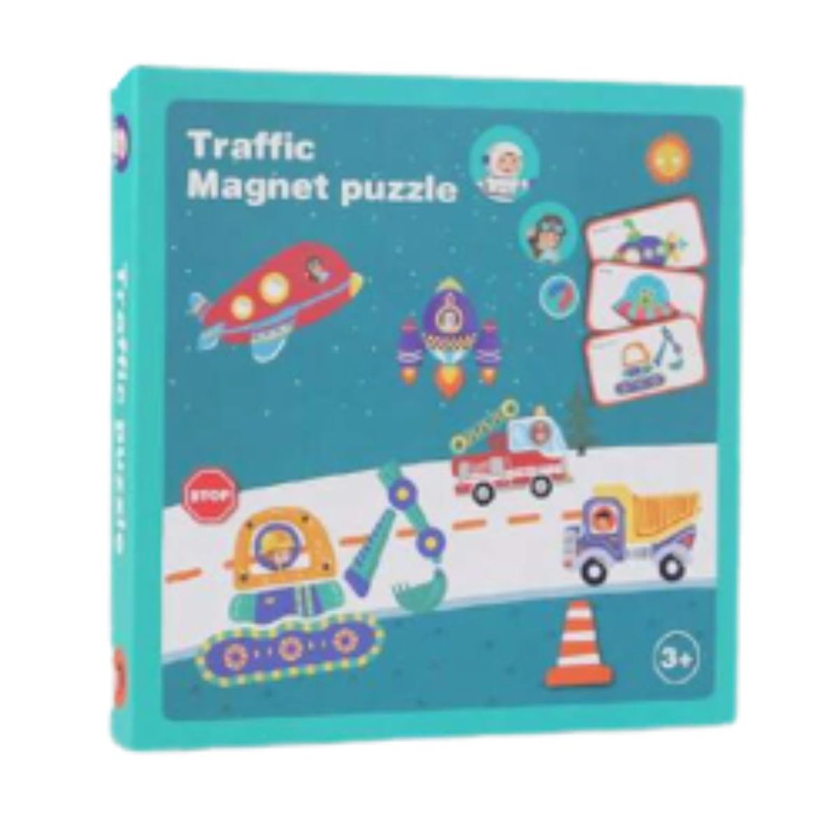 GENERICO - Rompecabeza Magnetica Con Tarjetas Del Espacio