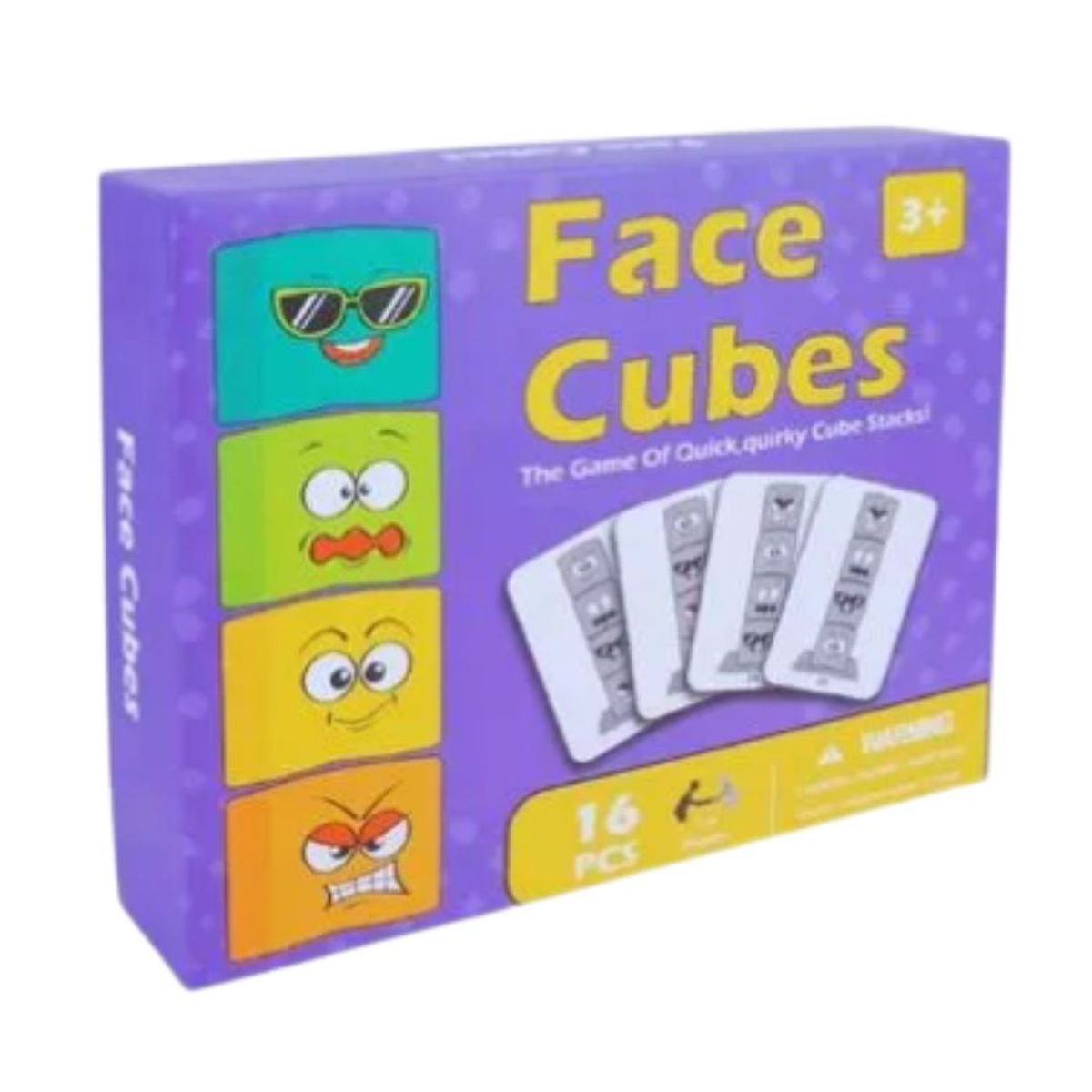 GENERICO - Juego Apilable De Cubos Con Caritas