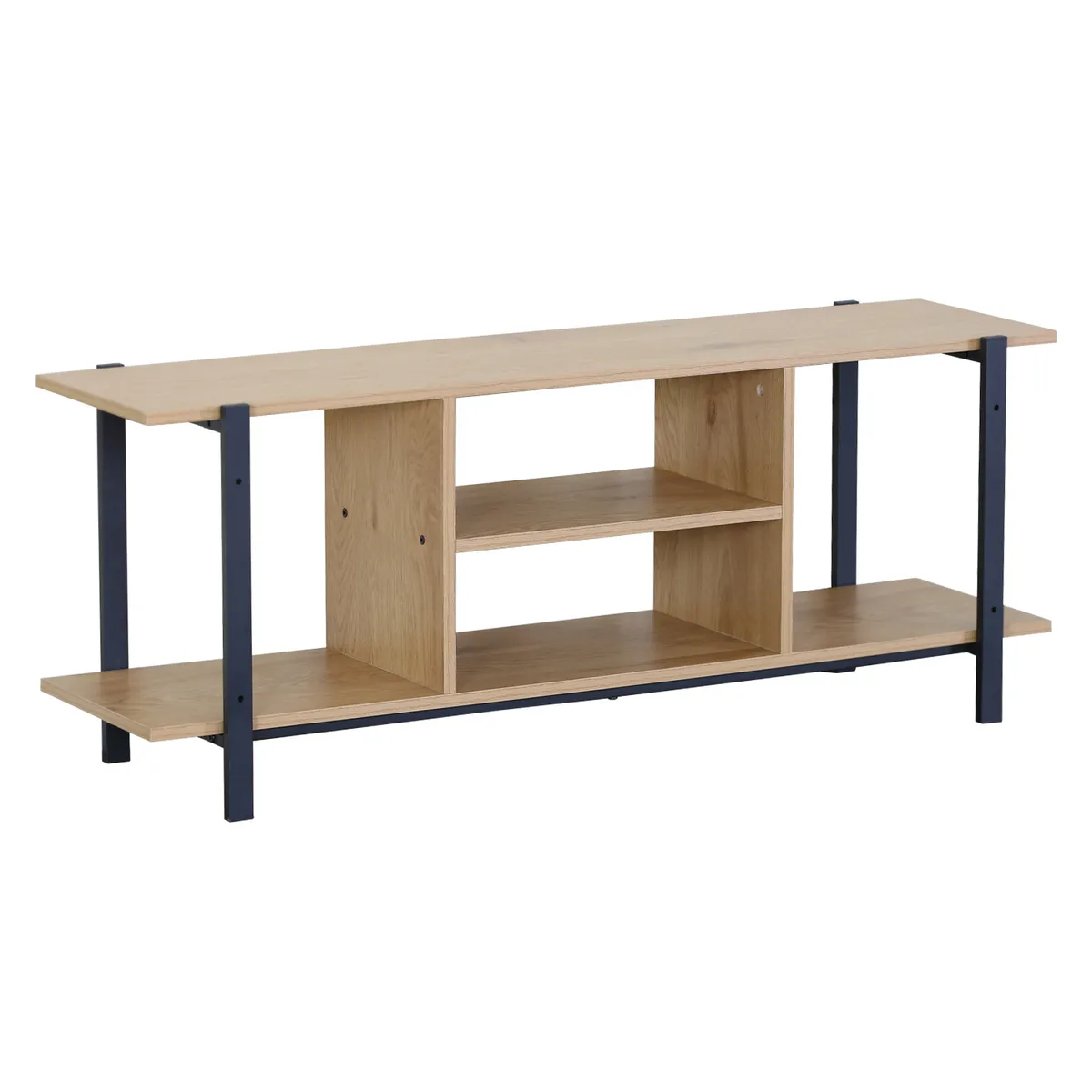 NOVAHUS - Centro de Entretenimiento Mesa para TV modelo Industrial hasta 50 Pulgadas