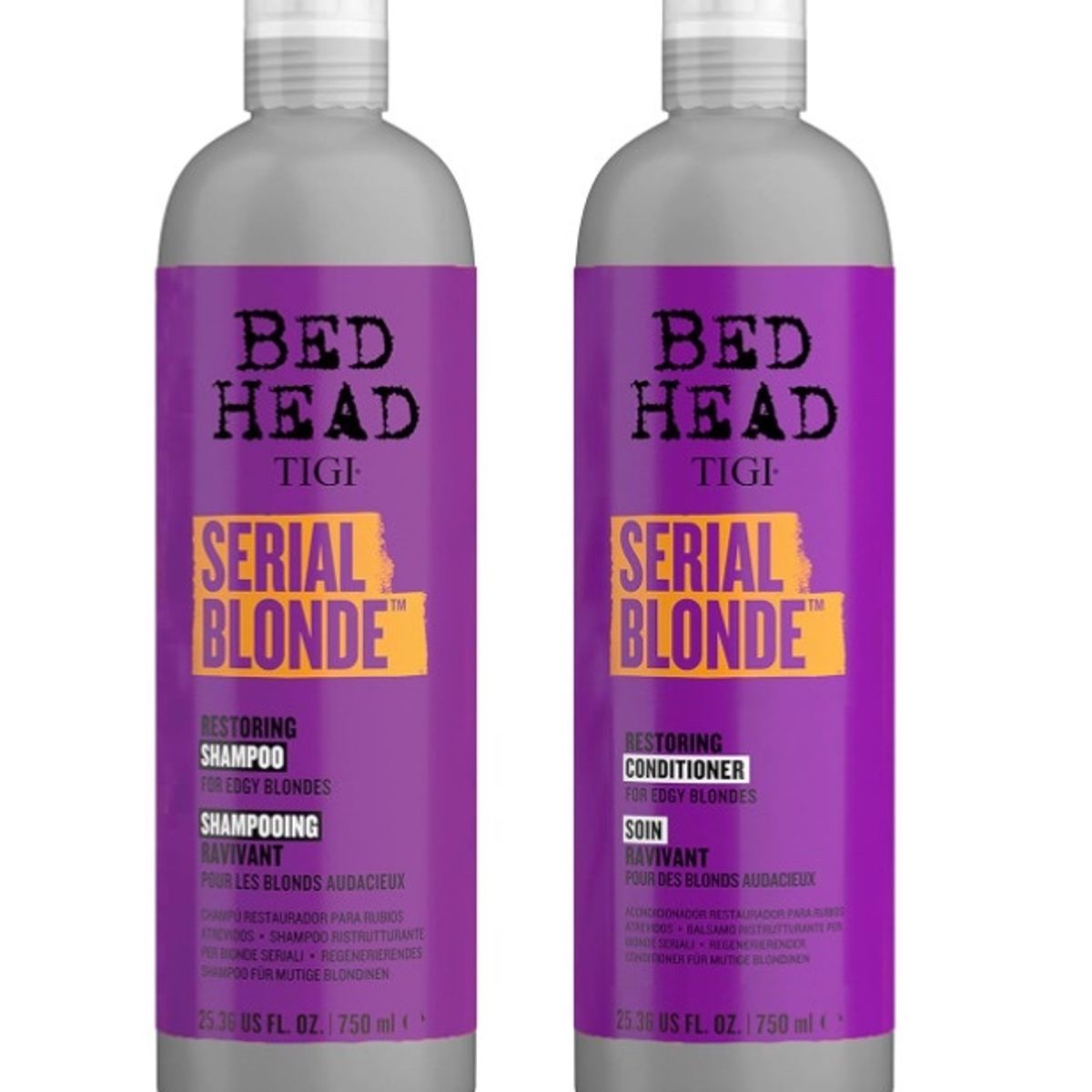 TIGI - Pack Shampoo y Acondicionador Serial Blonde 750 ml cu Bed Head - Tigi-