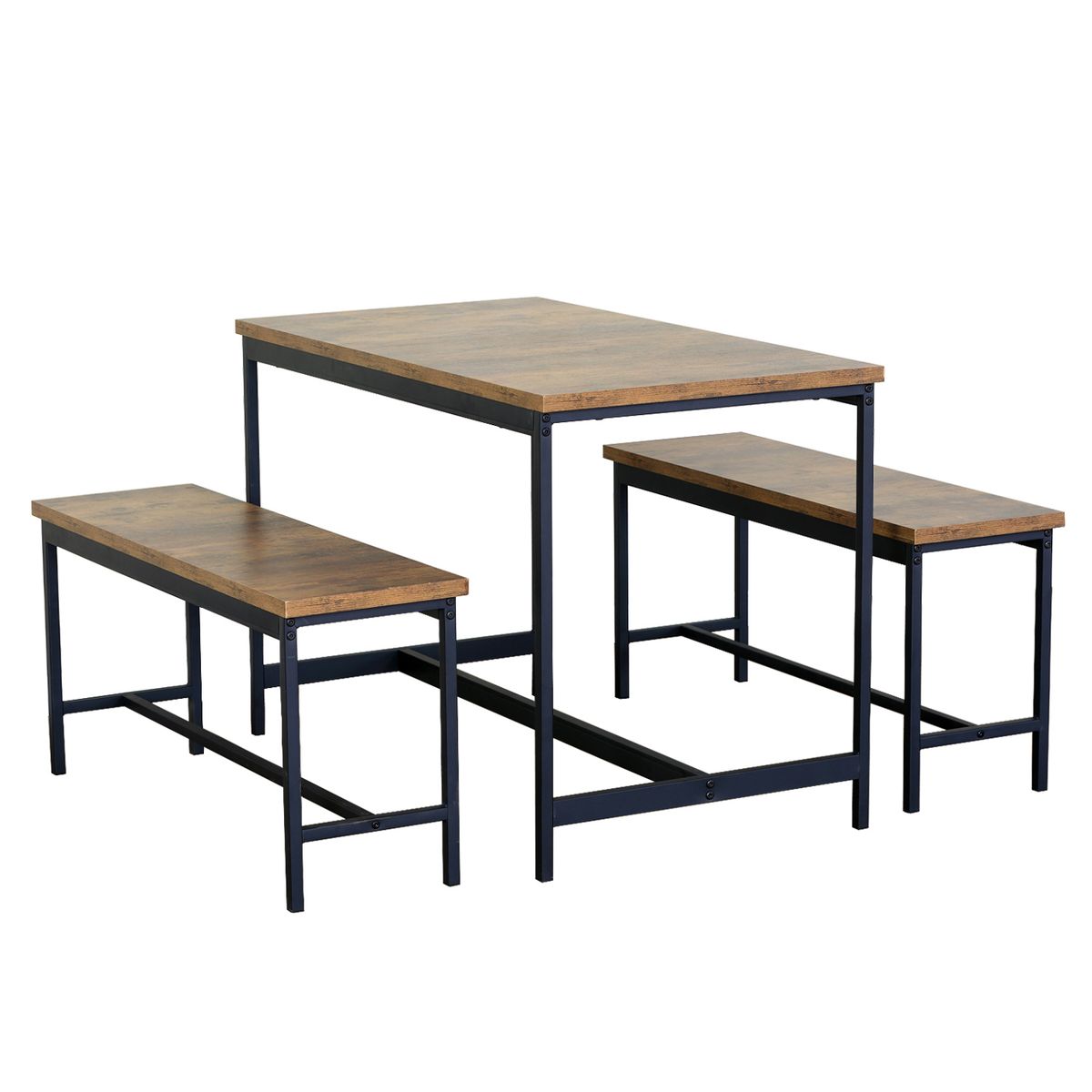 NOVAHUS - Comedor 4 Personas 75x110x60 Cm Industrial