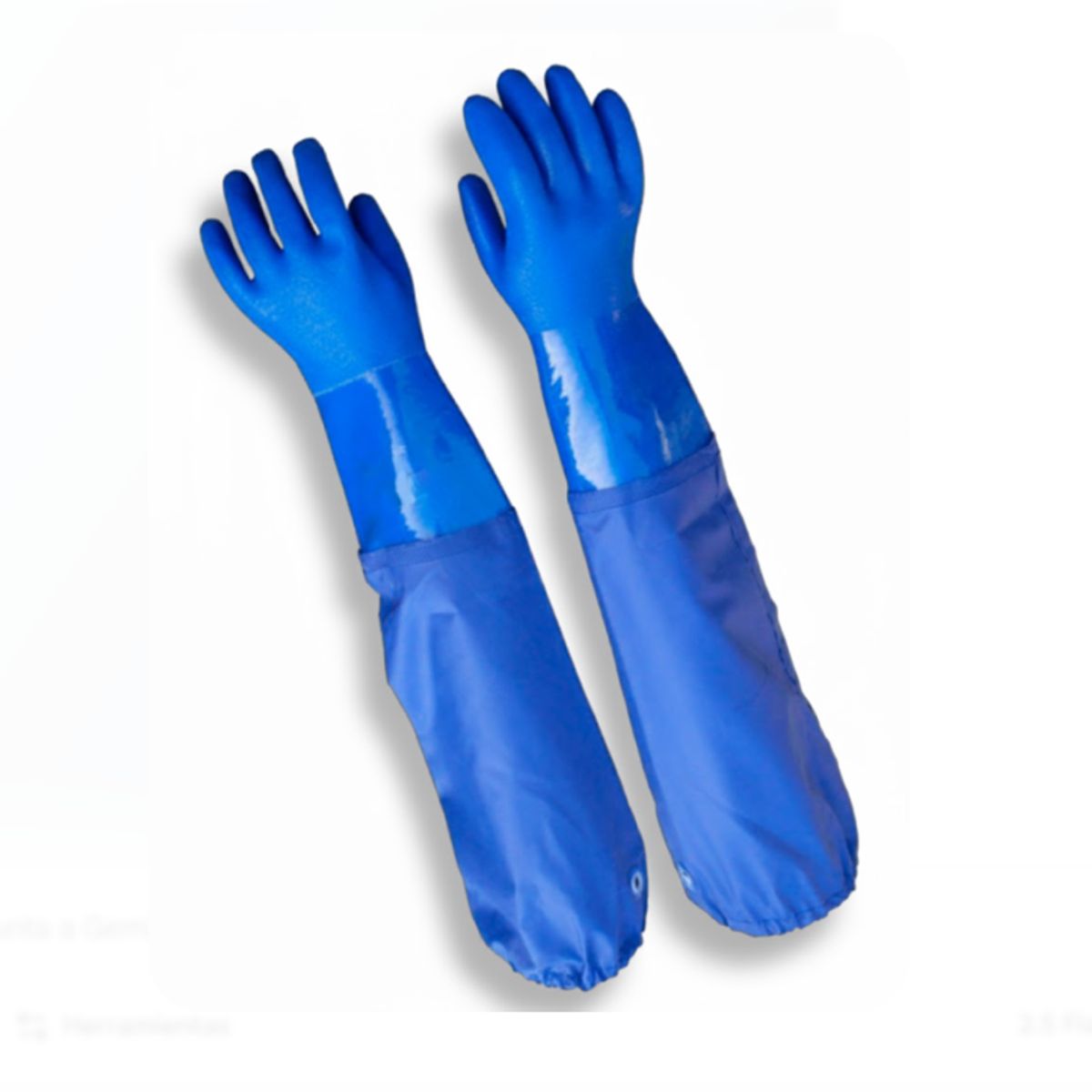 GENERICO - Guantes largo para acidos, talla 9 PVC