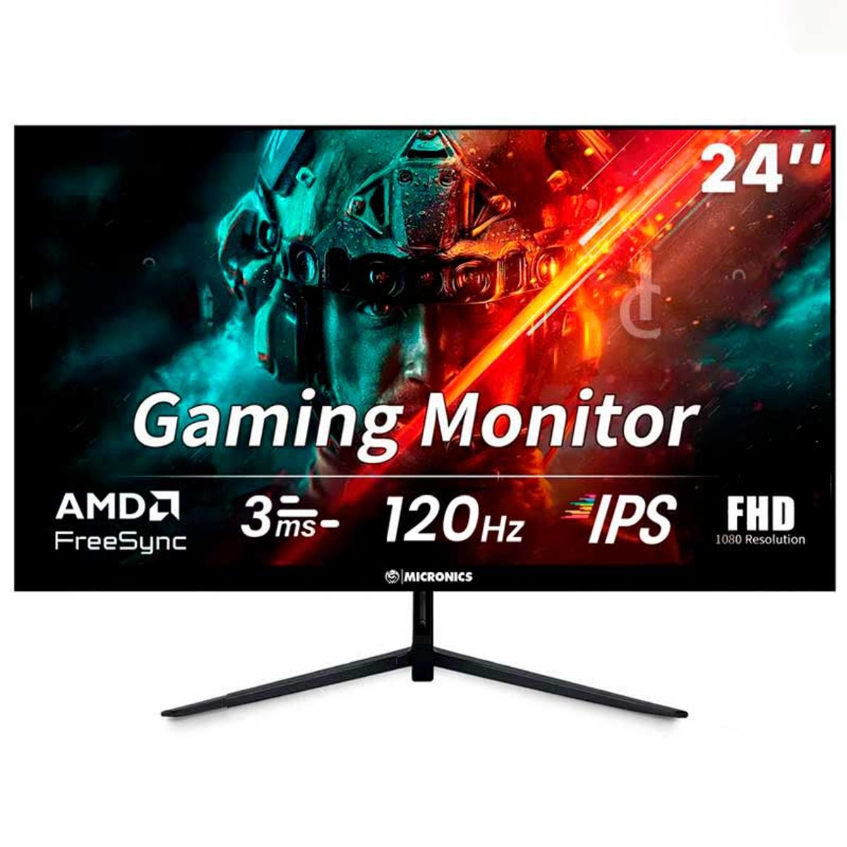 MICRONICS - Monitor Gamer Micronics Fenix MF24FF 24 Full HD IPS 120Hz HDR