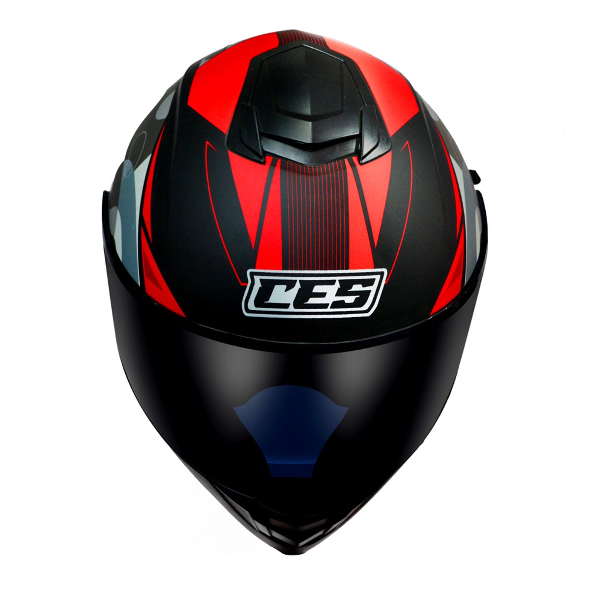 CES - CASCO MOTO CERTIFICADO DOBLE VISOR POLARIZADO CES CAMU GRIS ROJO