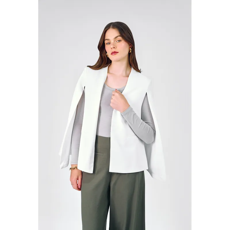 BANATY - CAPA BELLA ESTILO BLAZER CON ABERTURA MUJER BANATY