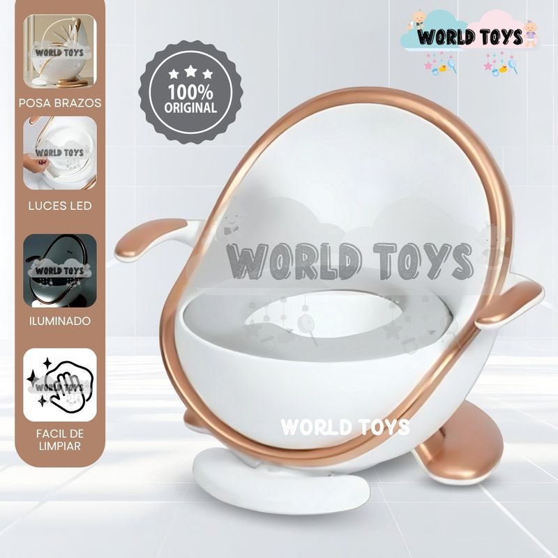 BABY - Baño Musical para Niños «SPACEBALL» Golden White