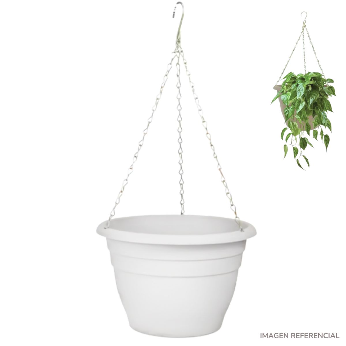 INSPIRA MARKET - Macetero colgante maceta circular elegante aesthetic