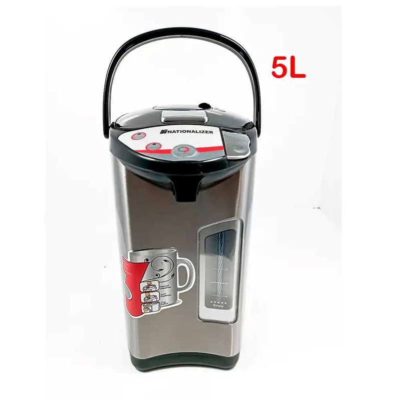 NATIONALIZER - Termo Hervidor Eléctrico Dispensador De 5 Litros Nationalizer DNS-5N2