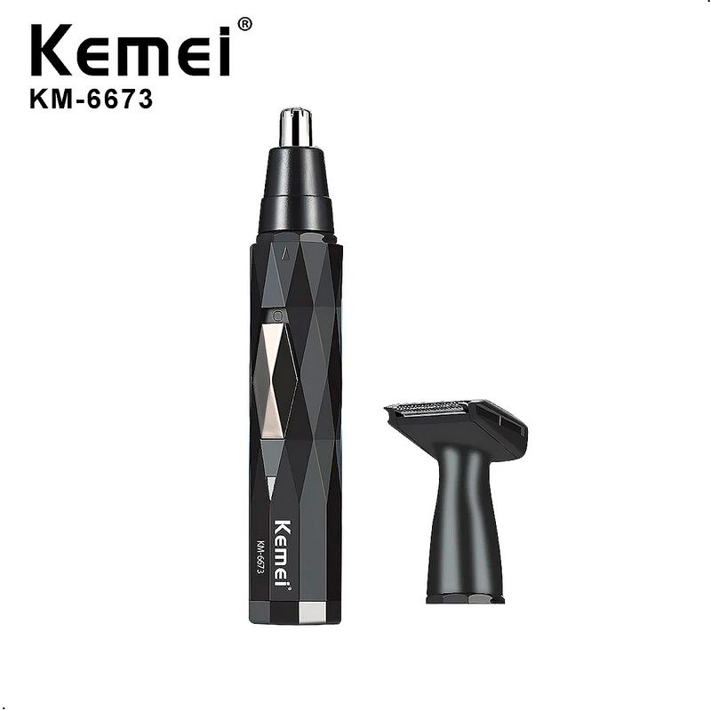 KEMEI - Cortadora Recargable de Vello Nasal Kemei 2 en 1 KM-6673