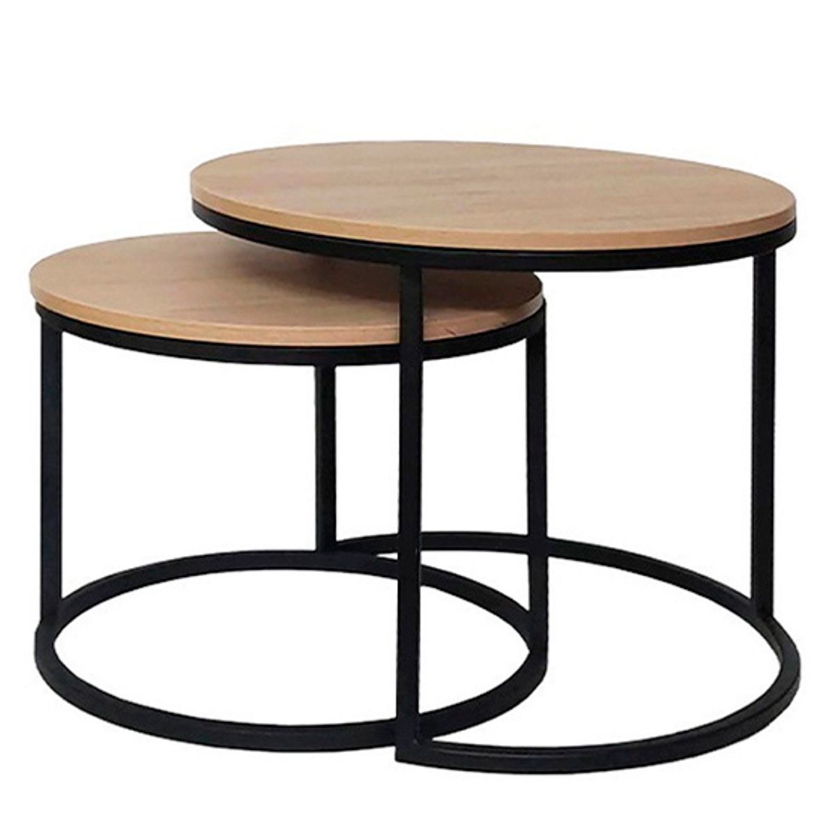 ZIYAZ - Mesa Centro Aster Rovere D60 con base D50