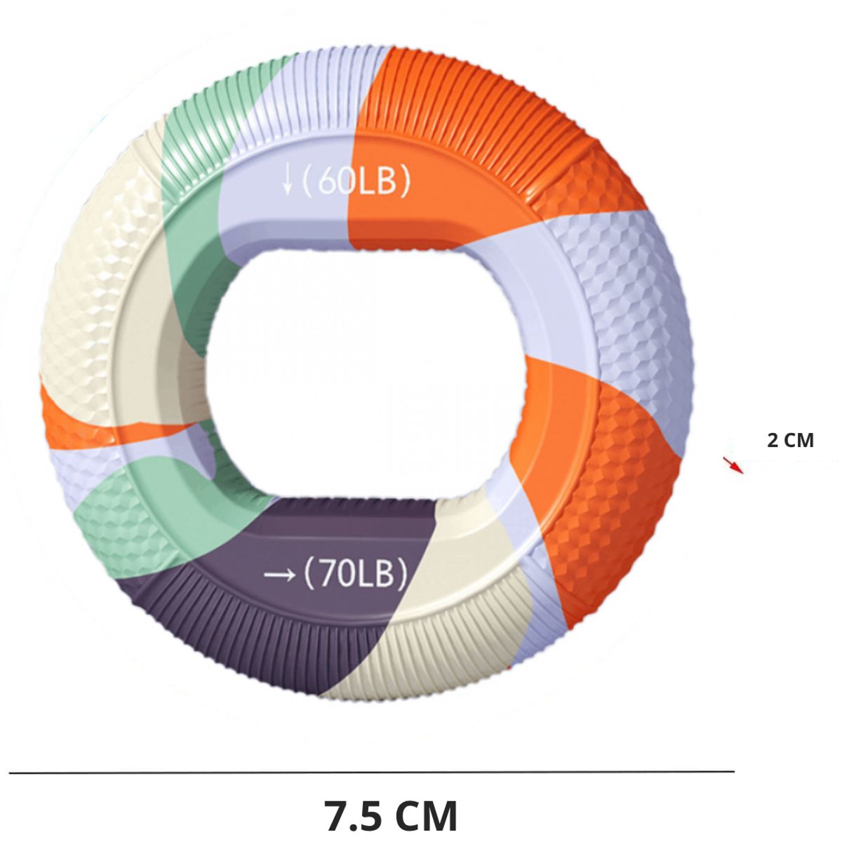 GENERICO - FORTALECEDOR DE MANO DEDOS MUÑECA 60-70LB REHABILITACIÓN