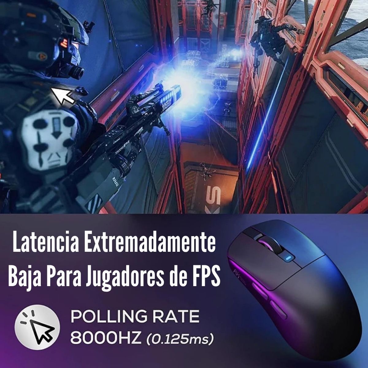 ROYAL KLUDGE - Royal Kludge - Mouse M3 Wireless 26000 dpi - Dark Night