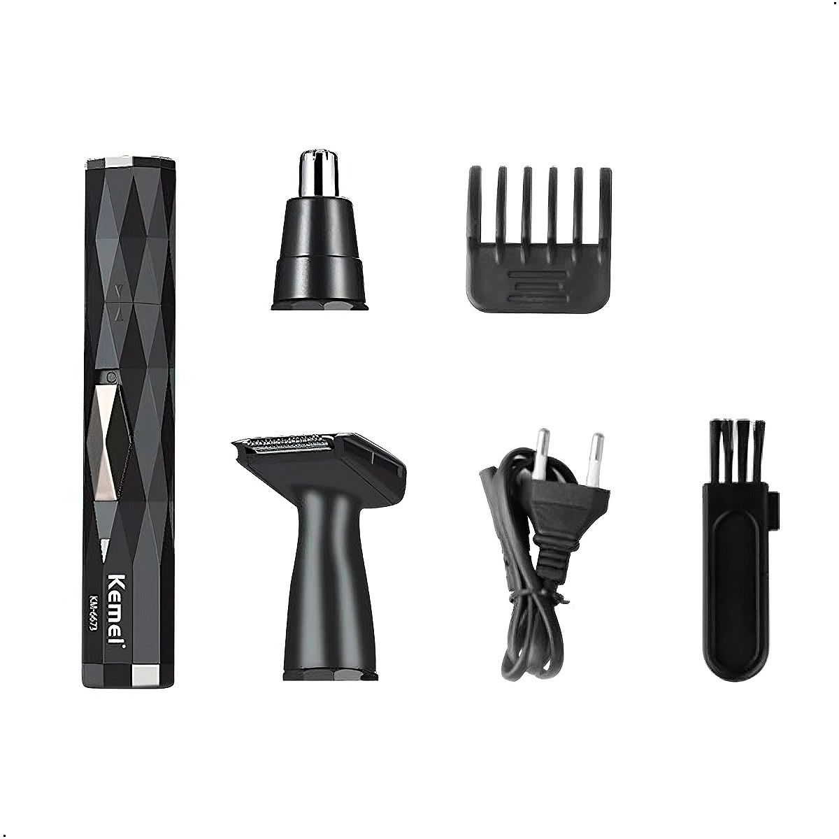 KEMEI - Cortadora Recargable de Vello Nasal Kemei 2 en 1 KM-6673
