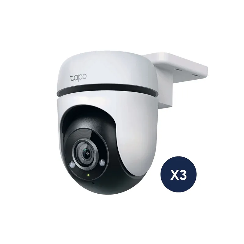 TP LINK - Kit de 3 Cámara de Seguridad Tapo C500 Full HD para exterior con rotación 360