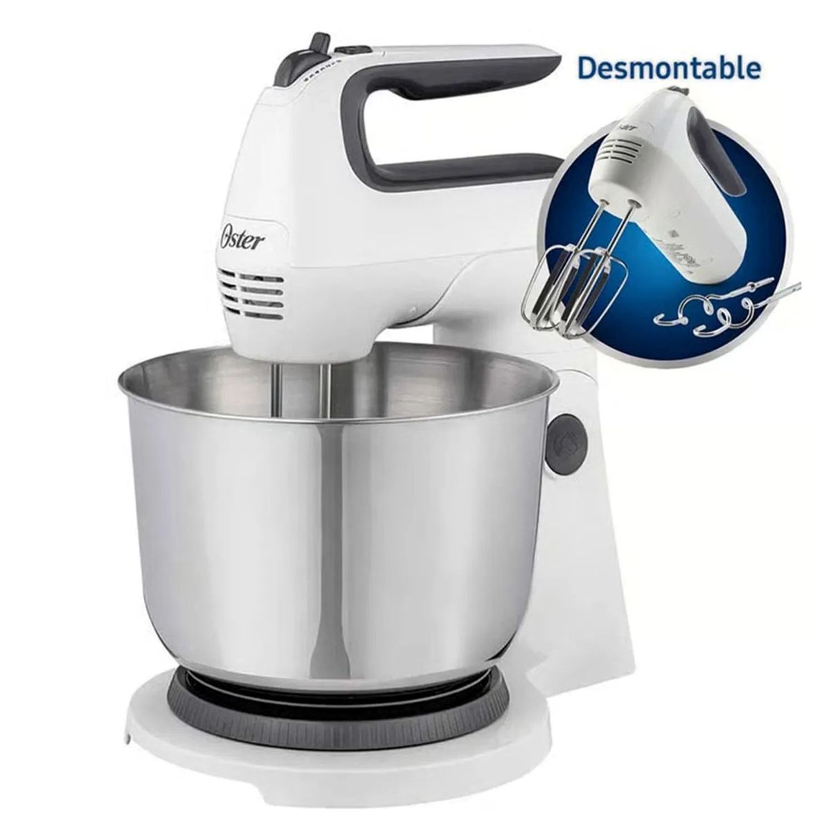 OSTER - Batidora de pedestal oster fpsths3612 tazon de acero 6 velocidades