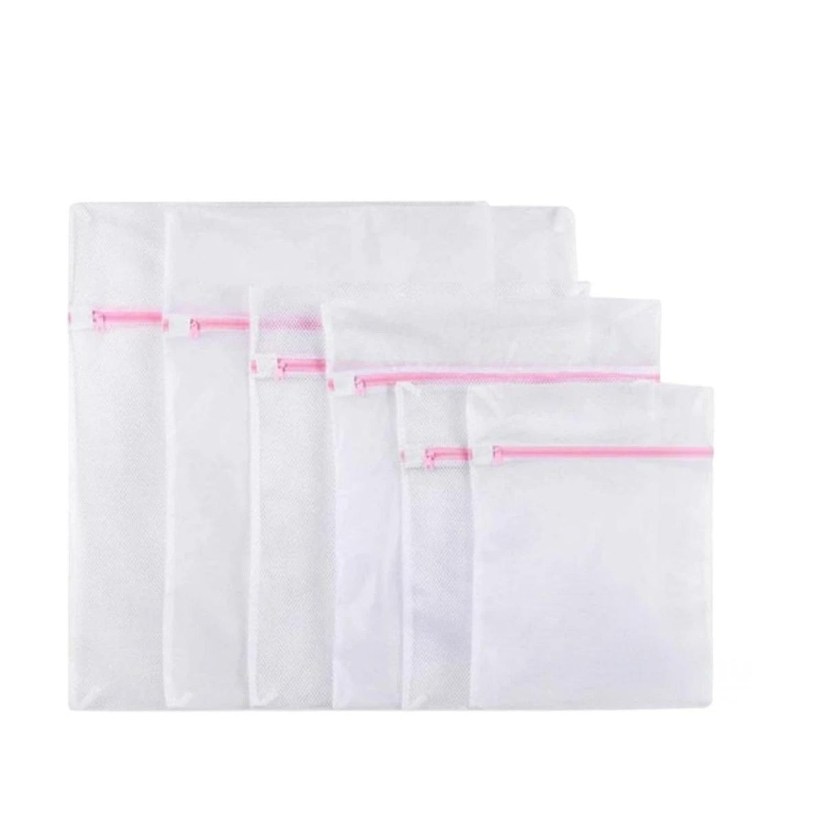 RYBIU IMPORT - Bolsa para Lavar Ropa Delicada sin Maltratar Color Blanco