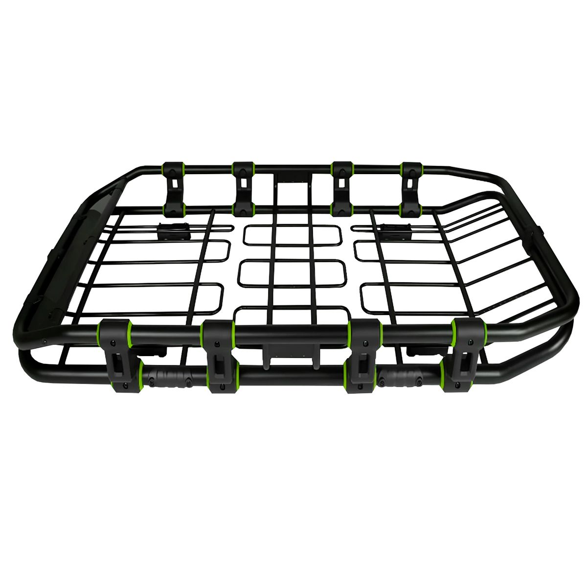 GENERICO - PARRILLA ACERO 140CM SILVER CON DETALLES VERDES