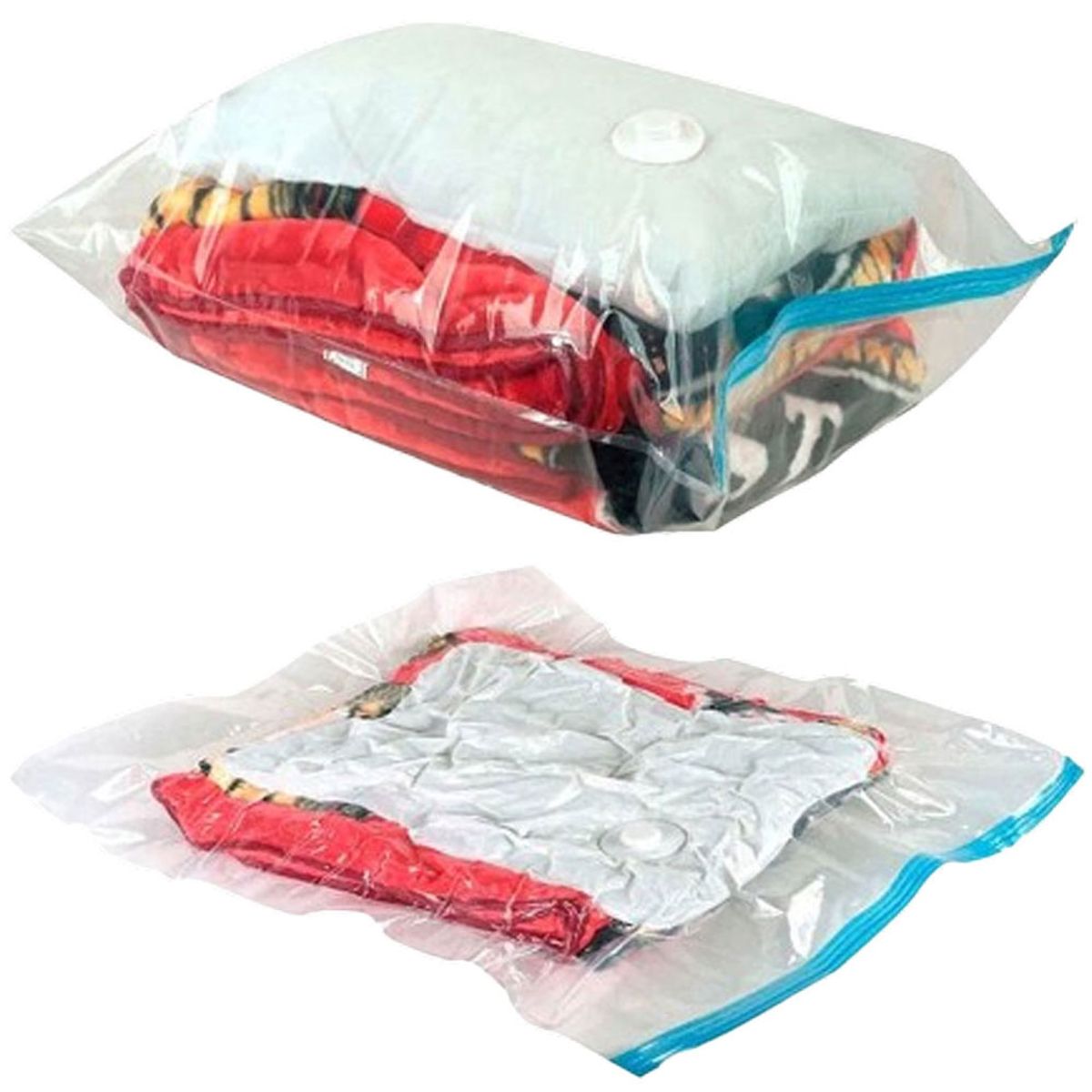 MEGIMPERU - Bolsas al Vacio XL 80x110cm para Ropa x12UN