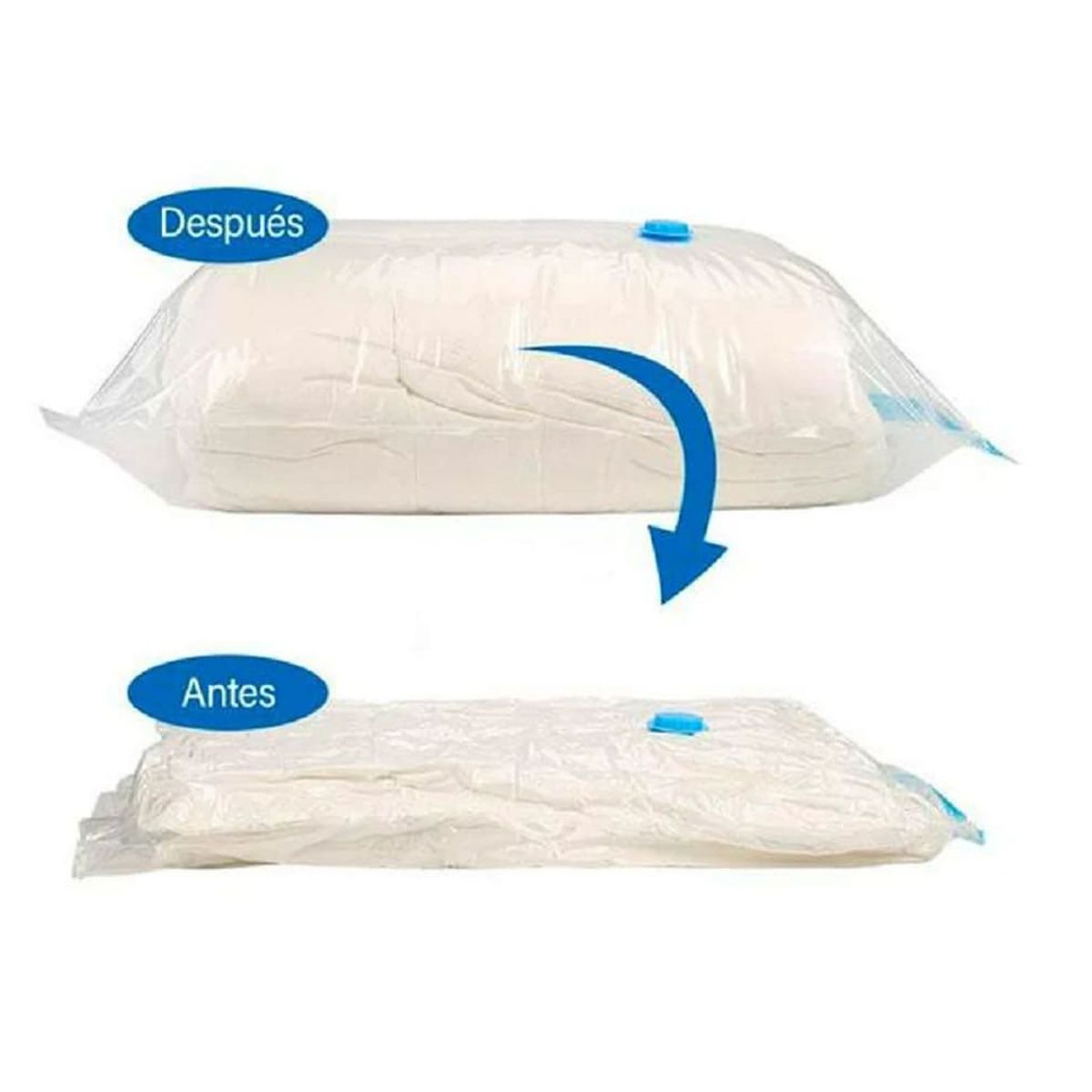 MEGIMPERU - Bolsas al Vacio XL 80x110cm para Ropa x12UN