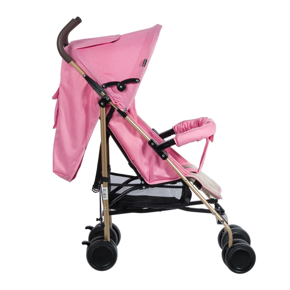 EBABY - Coche bastón doble acolchado para Bebe Travis Rosado 214-4