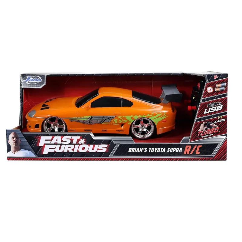 JADA TOYS - Toyota Supra Rápidos y Furiosos Auto Control Remoto 1: 16