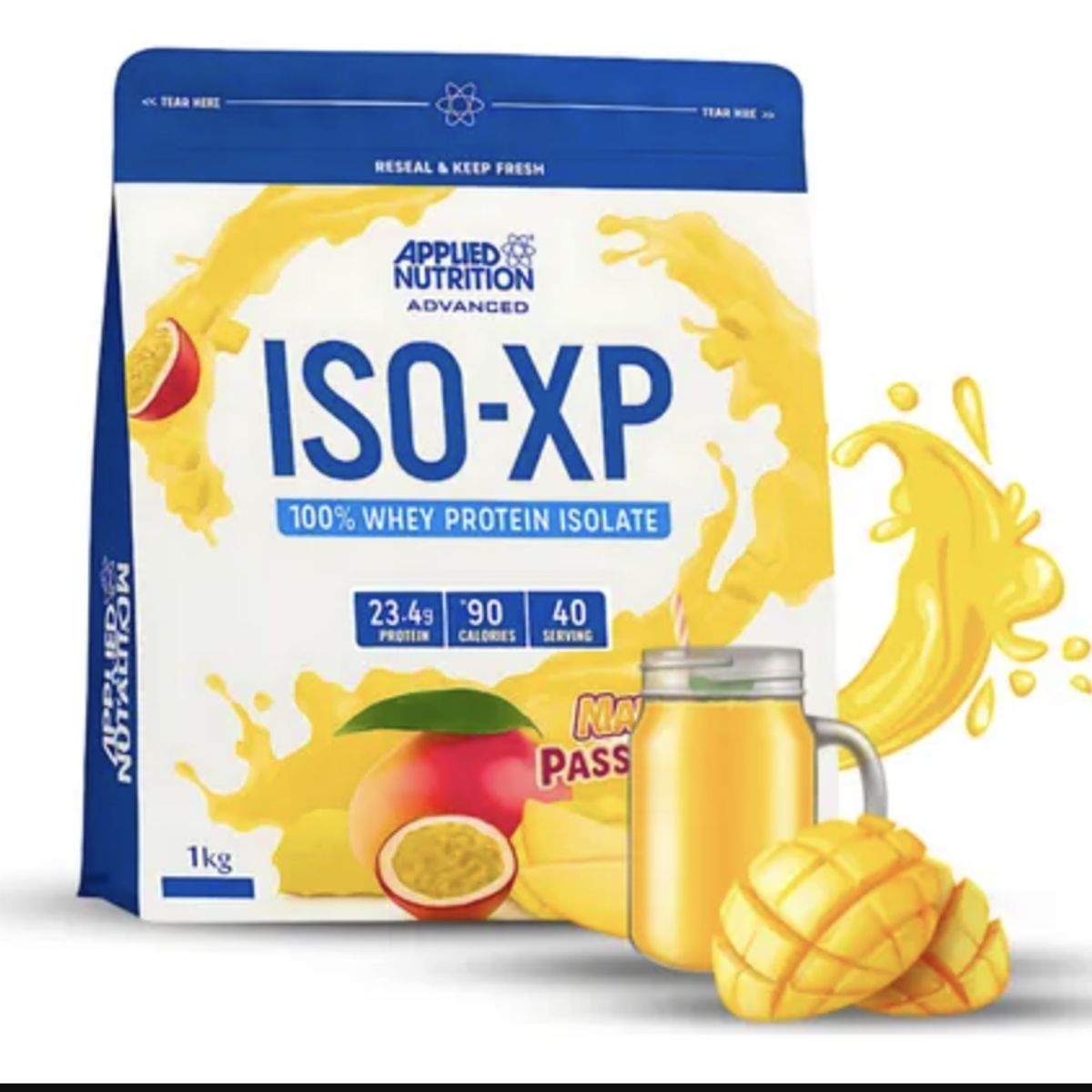 APPLIED NUTRITION - Proteína Iso XP 1 kg - Mango & Passion Fruit