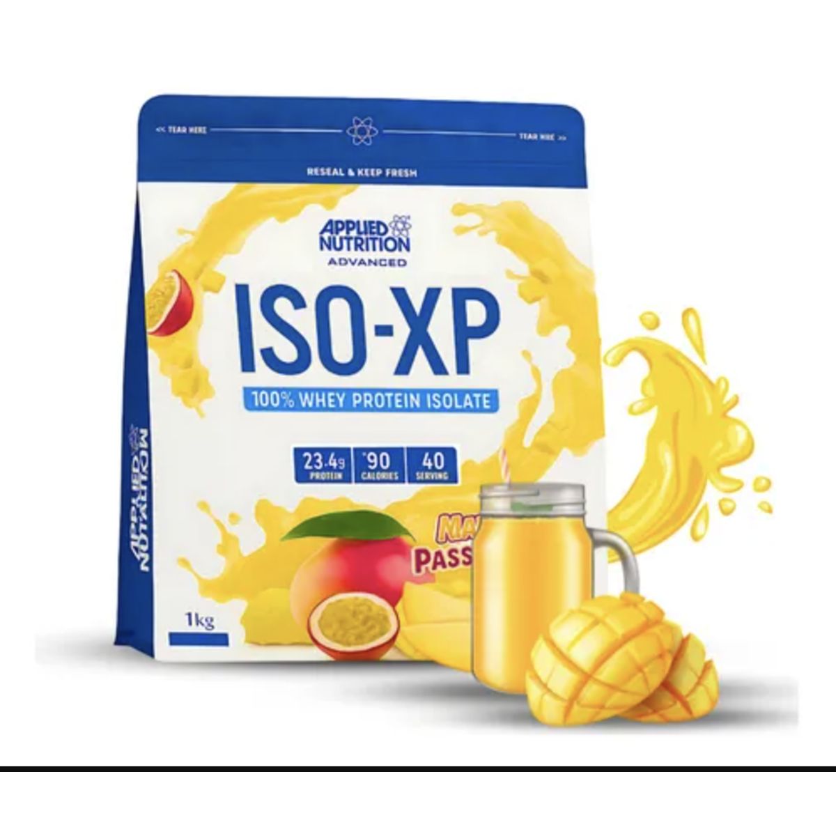 APPLIED NUTRITION - Proteína Iso XP 1 kg - Mango & Passion Fruit