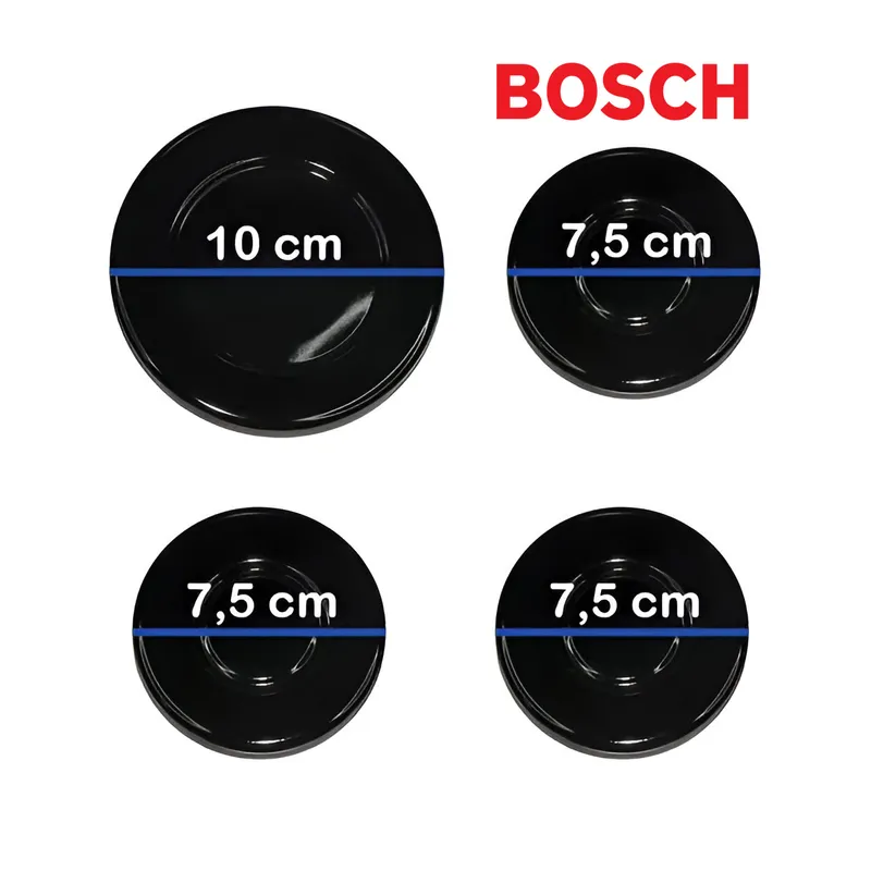 BOSCH - Juego de quemadores  Hornillas para cocina BOSCH PRO 425