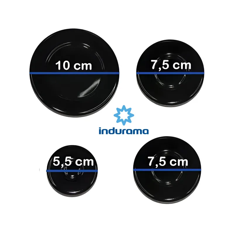 INDURAMA - Juego de 04 quemadores,Hornillas para cocina INDURAMA