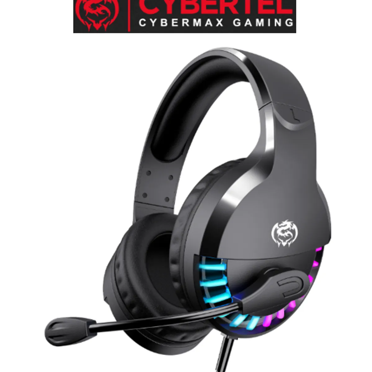 CYBERTEL - Audífonos Gamer STRIKER CBX 501U 5.1 USB RAINBOW CYBERTEL