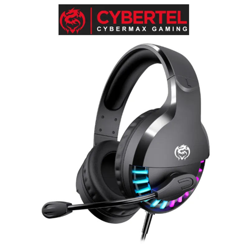 CYBERTEL - Audífonos Gamer STRIKER CBX 501U 5.1 USB RAINBOW CYBERTEL
